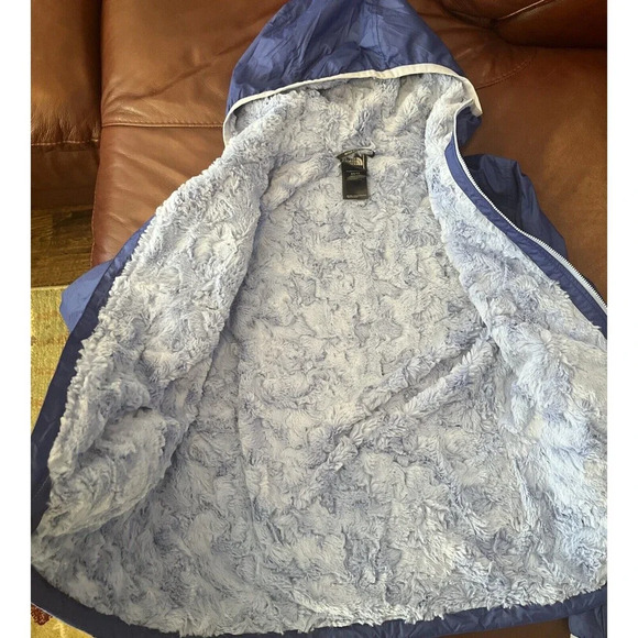 The North Face Jacket Womens XS PurpleFull Zip Fleece Lined Faux Fur - Picture 5 of 6